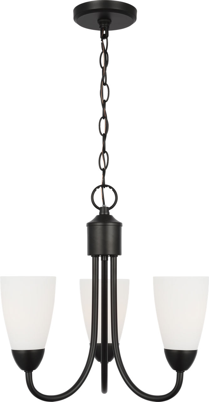 Seville Three Light Chandelier Midnight Black Bulbs Inc
