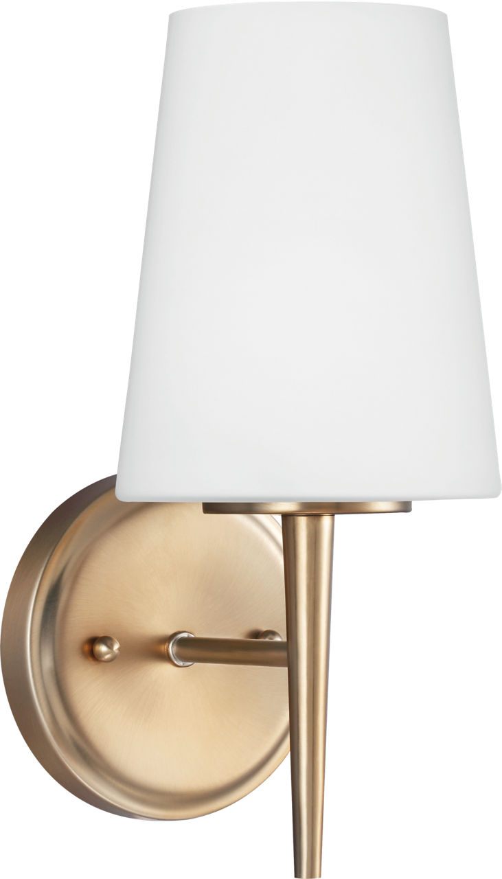 Driscoll One Light Wall / Bath Sconce Satin Brass