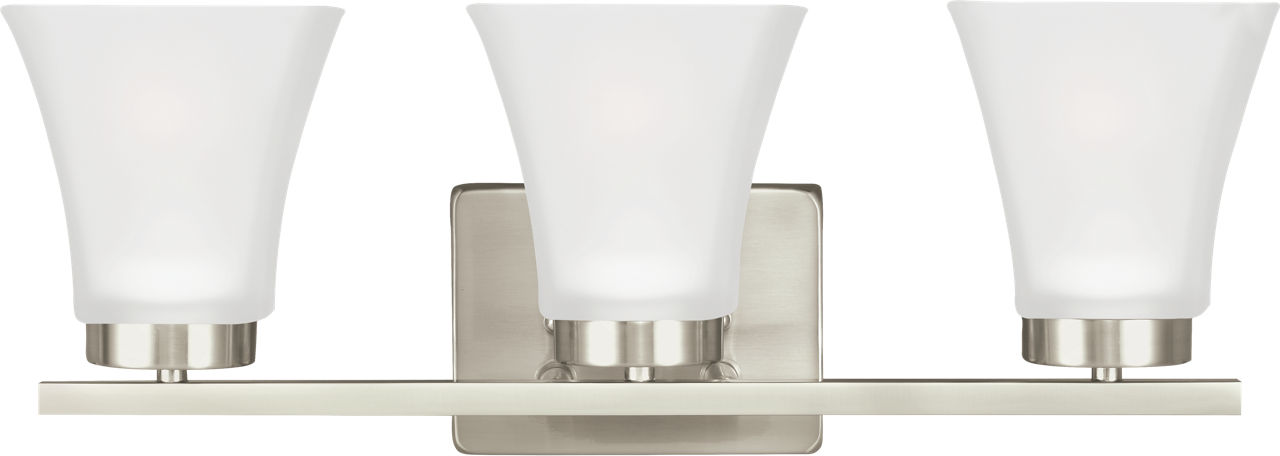 Bayfield Three Light Wall / Bath Brushed Nickel