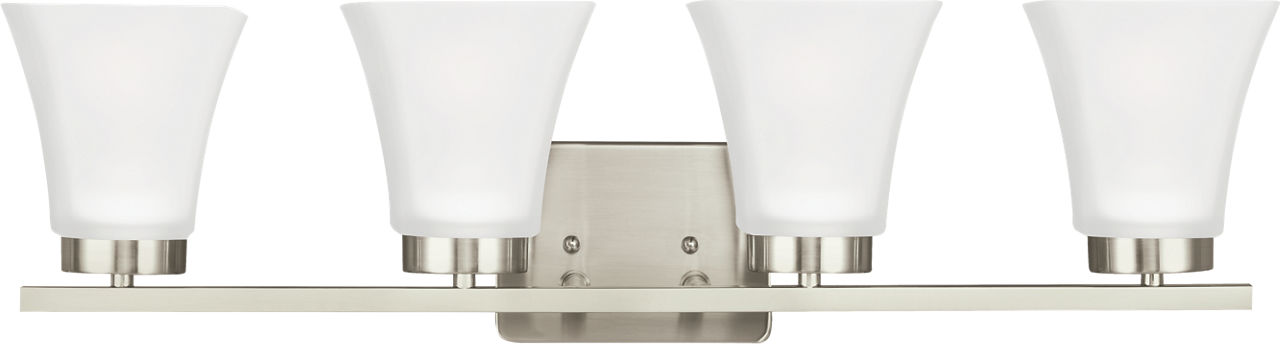Bayfield Four Light Wall / Bath Brushed Nickel