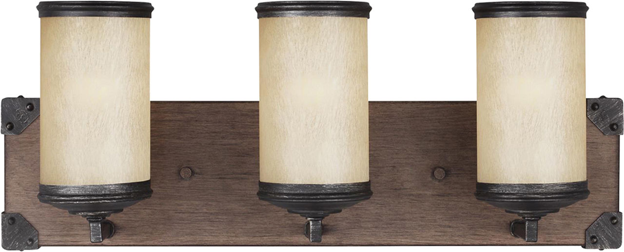 Dunning Three Light Wall / Bath Stardust Bulbs Inc