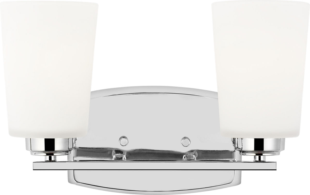 Franport Two Light Wall / Bath Sconce in Chrome