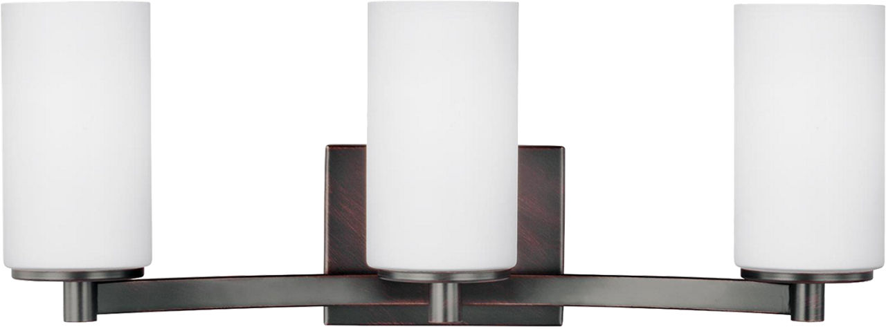 Hettinger Three Light Wall / Bath Bronze Bulbs Inc