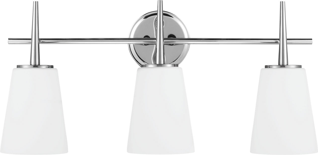 Driscoll Three Light Wall / Bath Chrome