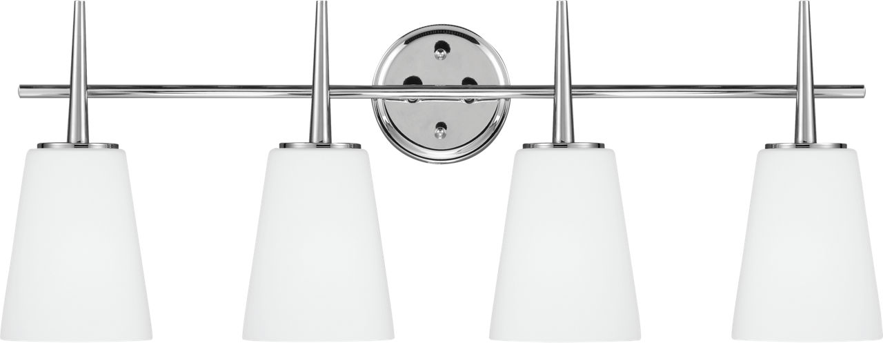 Driscoll Four Light Wall / Bath Chrome