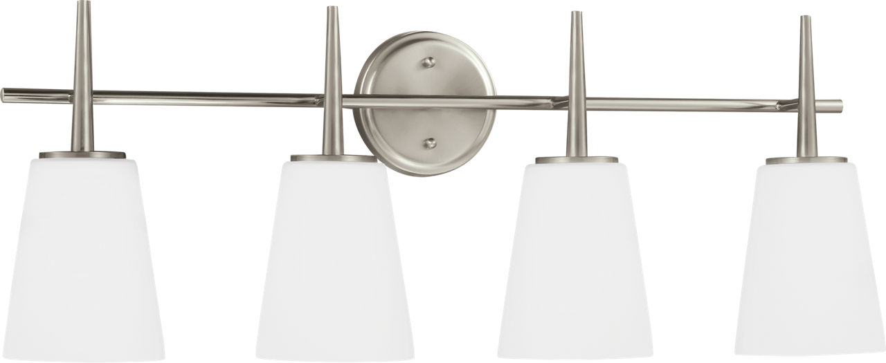 Driscoll Four Light Wall / Bath Brushed Nickel