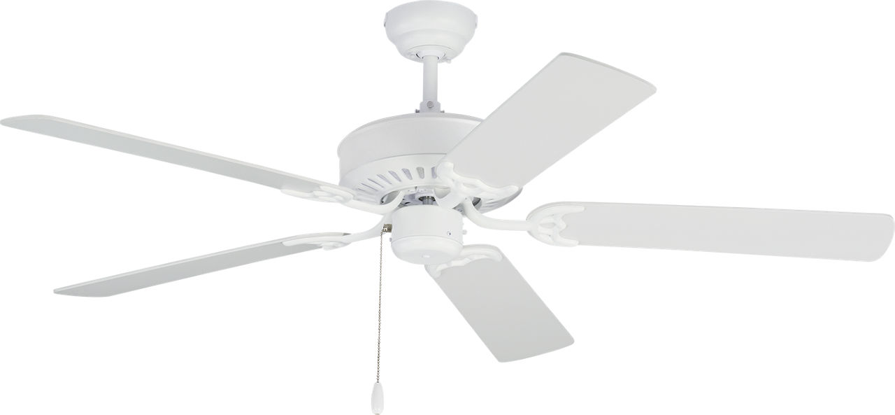 Haven 52 Ceiling Fan in with Blades Matte White