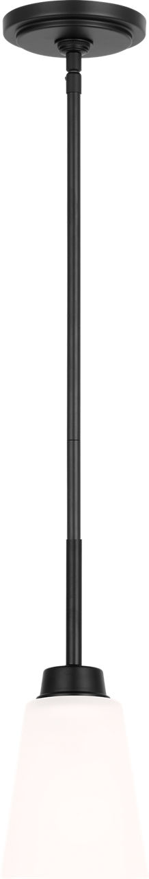 Kerrville One Light Mini-Pendant Midnight Black Bulbs Inc