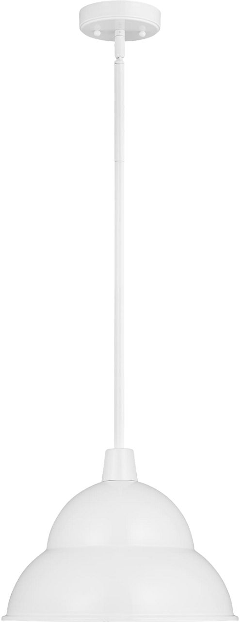 Barn Light One Light Outdoor Pendant White Bulbs Inc