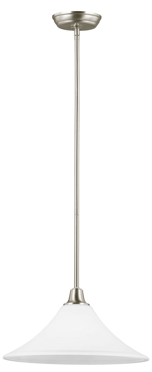 Metcalf Large Pendant in Brushed Nickel Bulb(s) Not Included