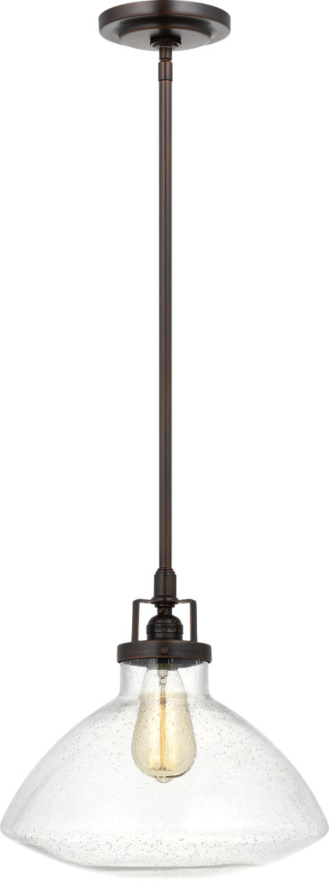 Belton Pendant in Bronze Bulbs Included