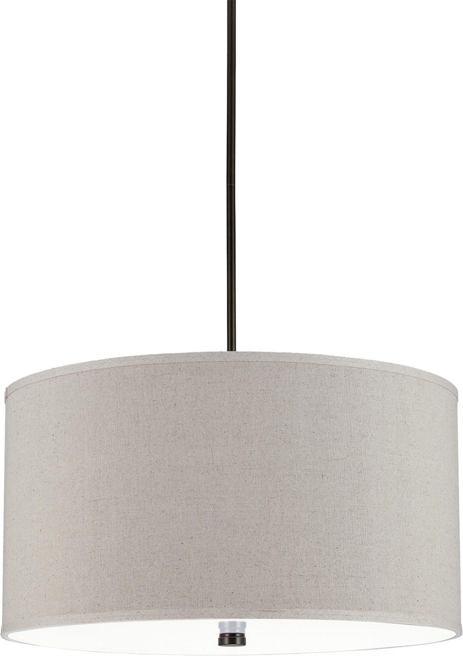 Dayna Four Light Pendant in Bronze Bulbs IIncluded