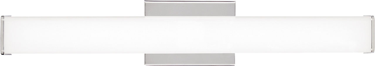 Lynn 25 Bath White Glass Satin Nickel LED 3000K 90 CRI90 cri 3000k 277v