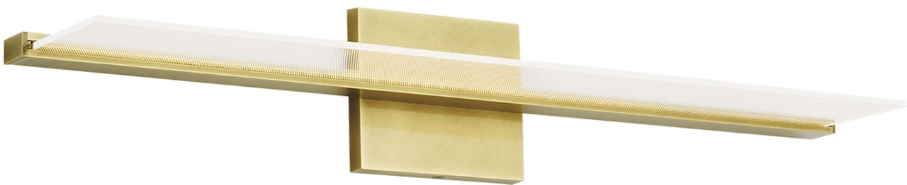 Span 24 Bath Direct/Indirect plated brass 3500K 90 CRI integrated led 90 cri 3500k 120v