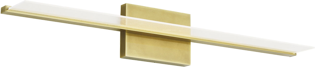 Span 36 Bath Direct/Indirect plated brass 3500K 90 CRI integrated led 90 cri 3500k 120v