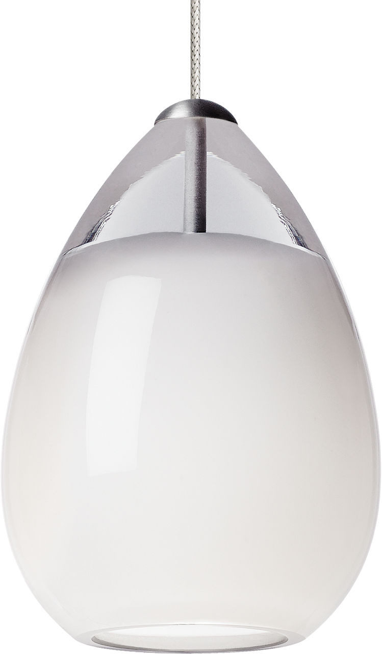 Alina Pendant in Antique Bronze with White Glass FreeJack Bulb(s) Not Included