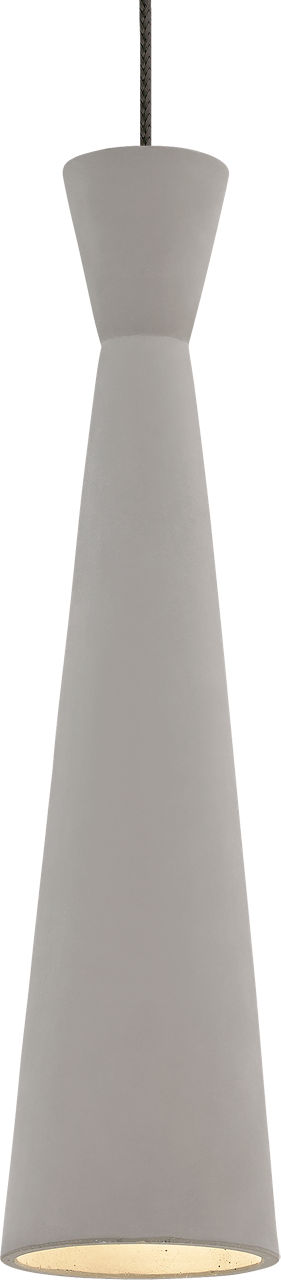 Windsor Pendant in Antique Bronze with Concrete FreeJack Bulb(s) Not Included