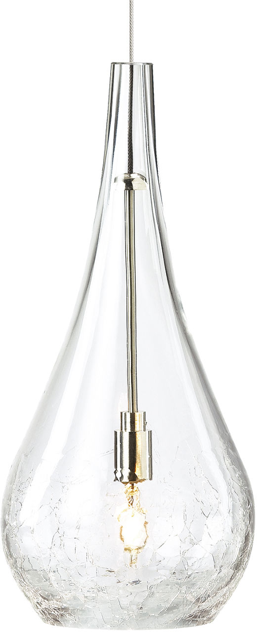 Seguro Pendant in Antique Bronze with Clear glass MonoRail Bulb(s) Not Included