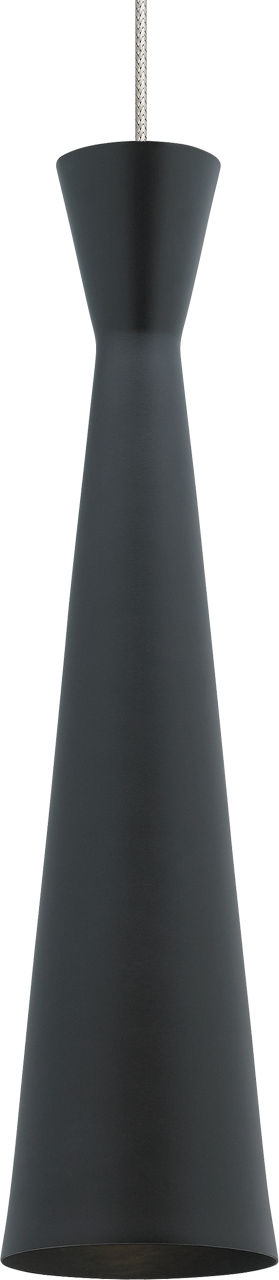 Windsor Pendant in Satin Nickel with Black MonoRail Bulb(s) Not Included