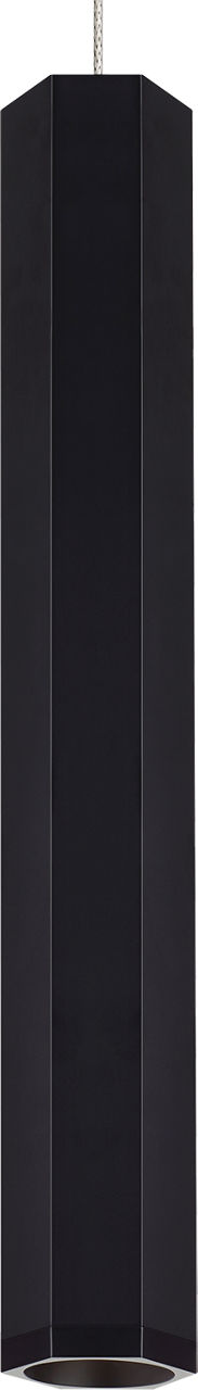 Blok Large Pendant in Matte Black and Satin Nickel with  Monopoint Bulb(s) Not Included