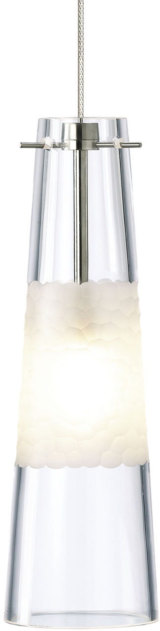 Bonn Pendant in Antique Bronze with Clear glass Monopoint Bulb(s) Not Included