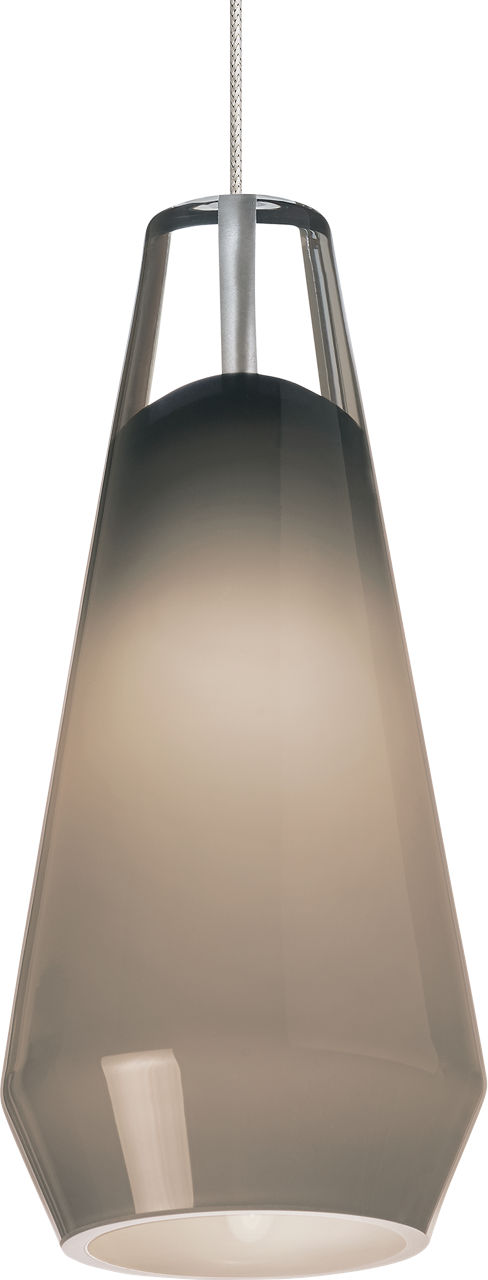 Lustra Pendant in Antique Bronze with Smoke Glass Monopoint Bulb(s) Not Included