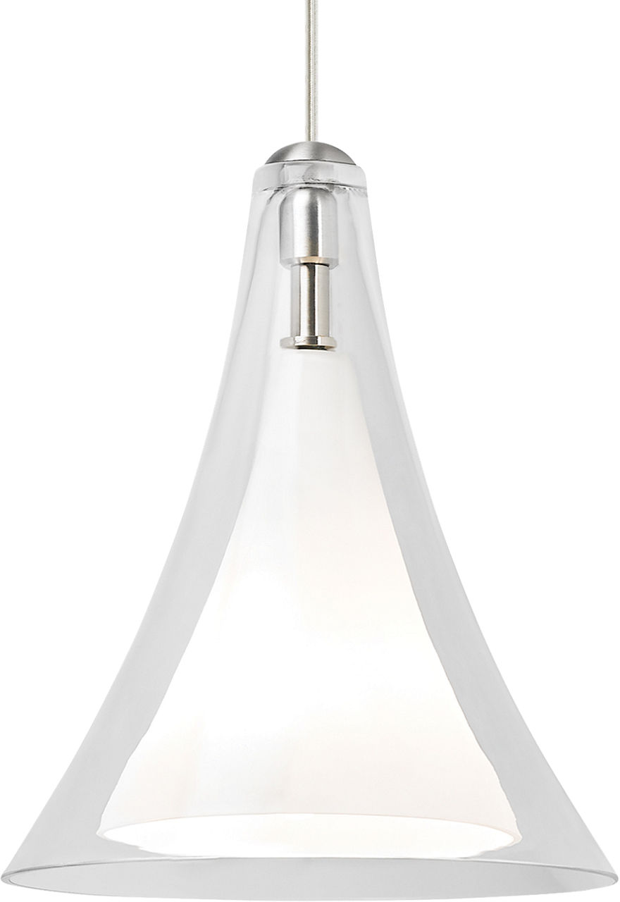Melrose II Pendant in Antique Bronze with Clear Glass Monopoint Bulb(s) Not Included