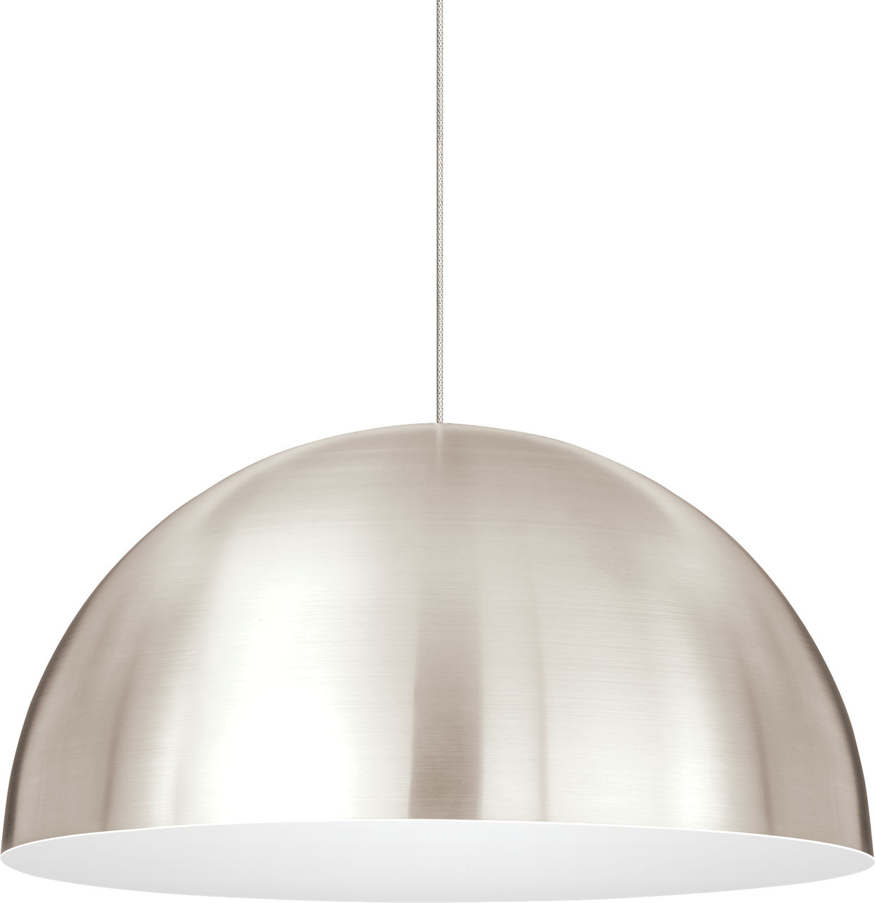 Mini Powell Street Pendant in Satin Nickel with Satin Nickel Monopoint Bulb(s) Included