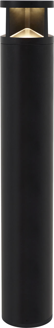 Arkay Two 36 Outdoor Bollard Black 3000K 80 CRI, Button Photocontrol