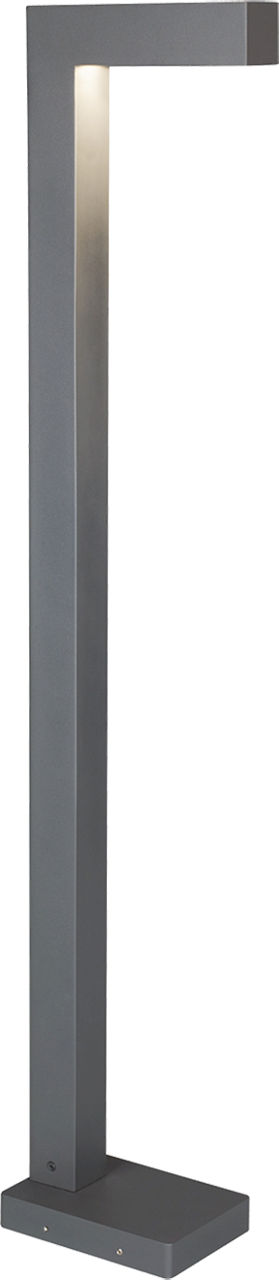 Strut 42 Outdoor Bollard in Charcoal 3000K In-Line Fuse