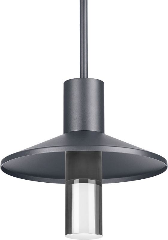 Ash 12 Outdoor Pendant Charcoal 3000K 90 CRI 3000K Low Output