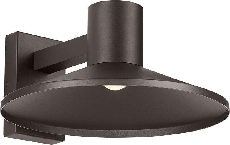 Ash 16 Outdoor Wall in Bronze 2700K Dome Lens Surge Protection Low Output