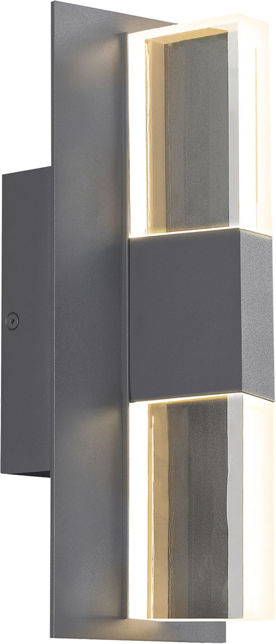 Lyft 12 Outdoor Wall charcoal 2700K 80 CRI