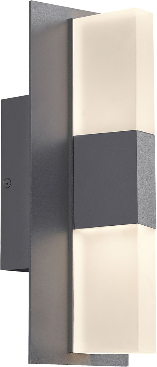 Lyft 12 Outdoor Wall charcoal 2700K 80 CRI
