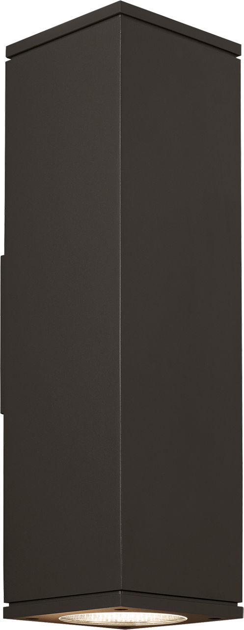 Tegel 18 Outdoor Wall in Bronze 2700K 10° Downlight Button Photocontrol + Surge Protection