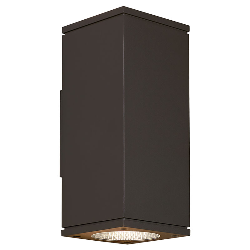 Tegel 12 Outdoor Wall in Bronze 3000K 10° Downlight None