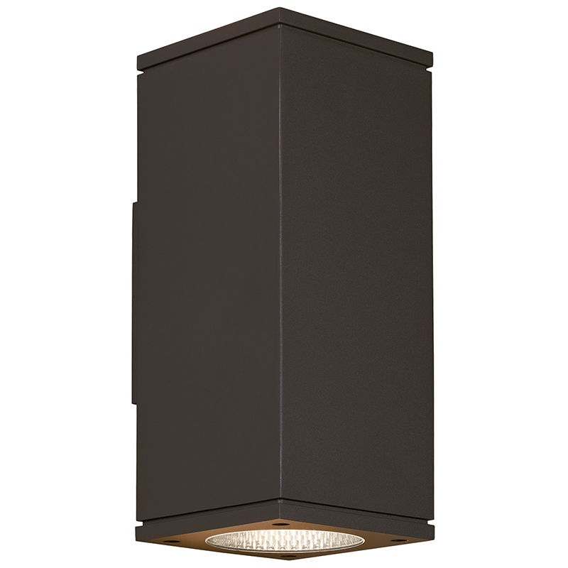 Tegel 12 Outdoor Wall in Bronze 4000K 10° Up + Down Uplight + Downlight None