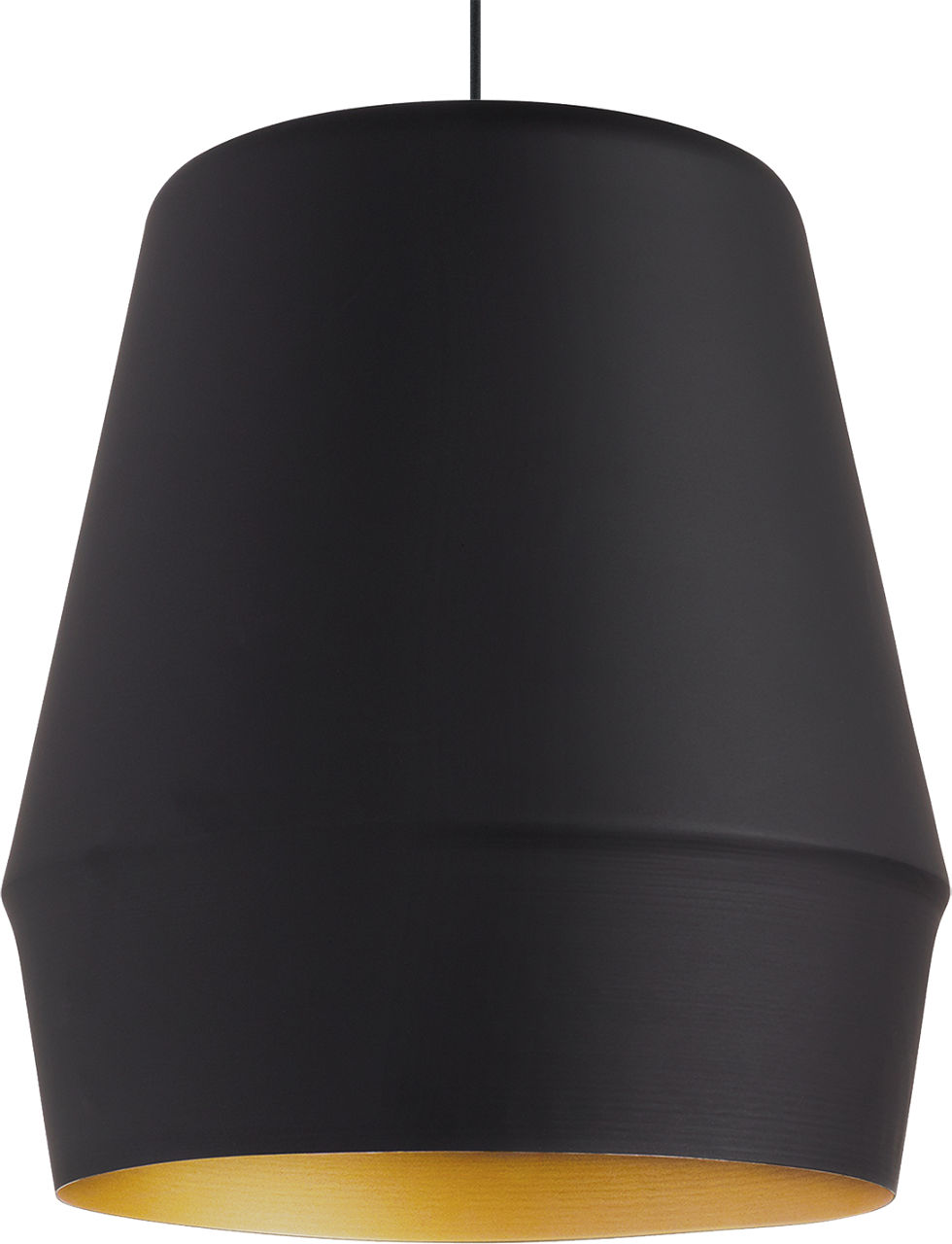 Allea Pendant in Black/gold Bulb Not Included