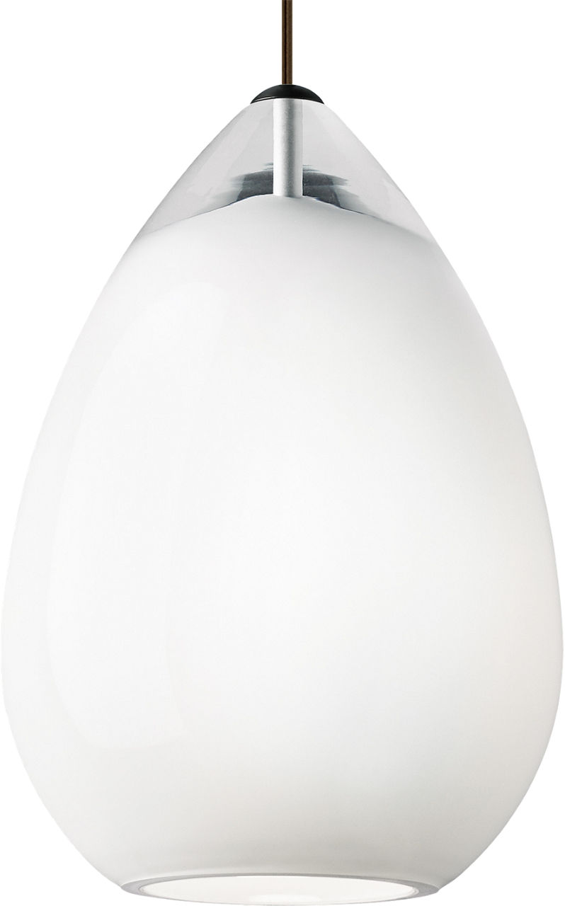 Alina Grande Pendant White Black Bulb Not Included
