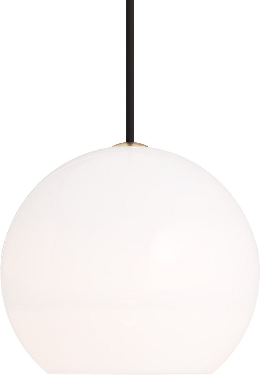 Sedona Large Pendant White Aged Brass Bulb Not Included