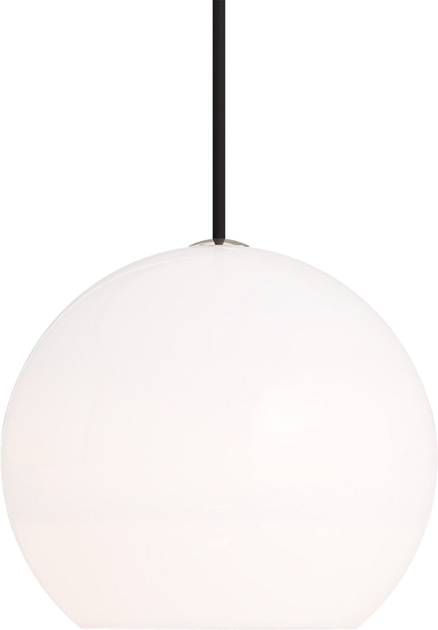 Sedona Large Pendant White Satin Nickel LED 2700K 90 CRI med base a19 90 cri 2700k 120v