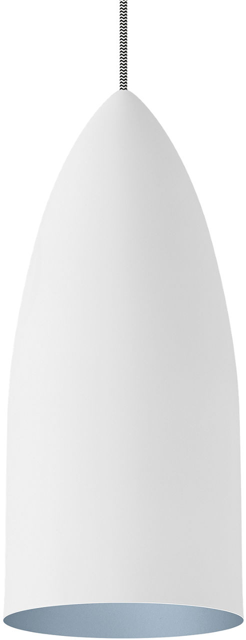 Signal Pendant in Rubberized White and Blue Bulb(s) Not Included