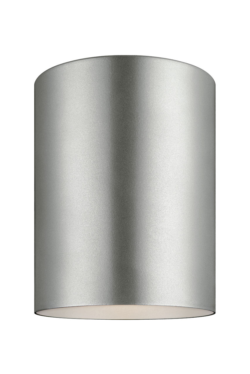 Cylinder 5" Flush Mount in Painted Brushed Nickel Bulb(s) Not Included