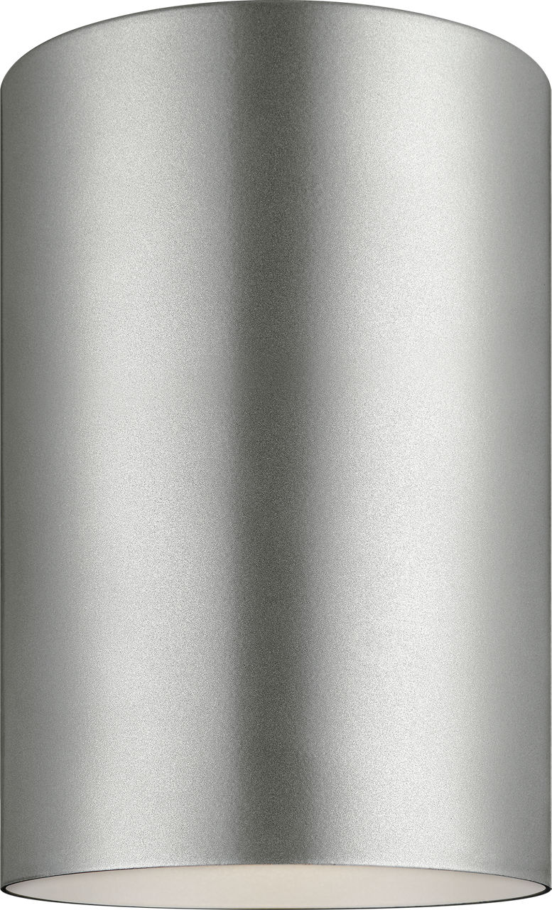 Cylinder 5" Flush Mount in Painted Brushed Nickel Dedicated LED