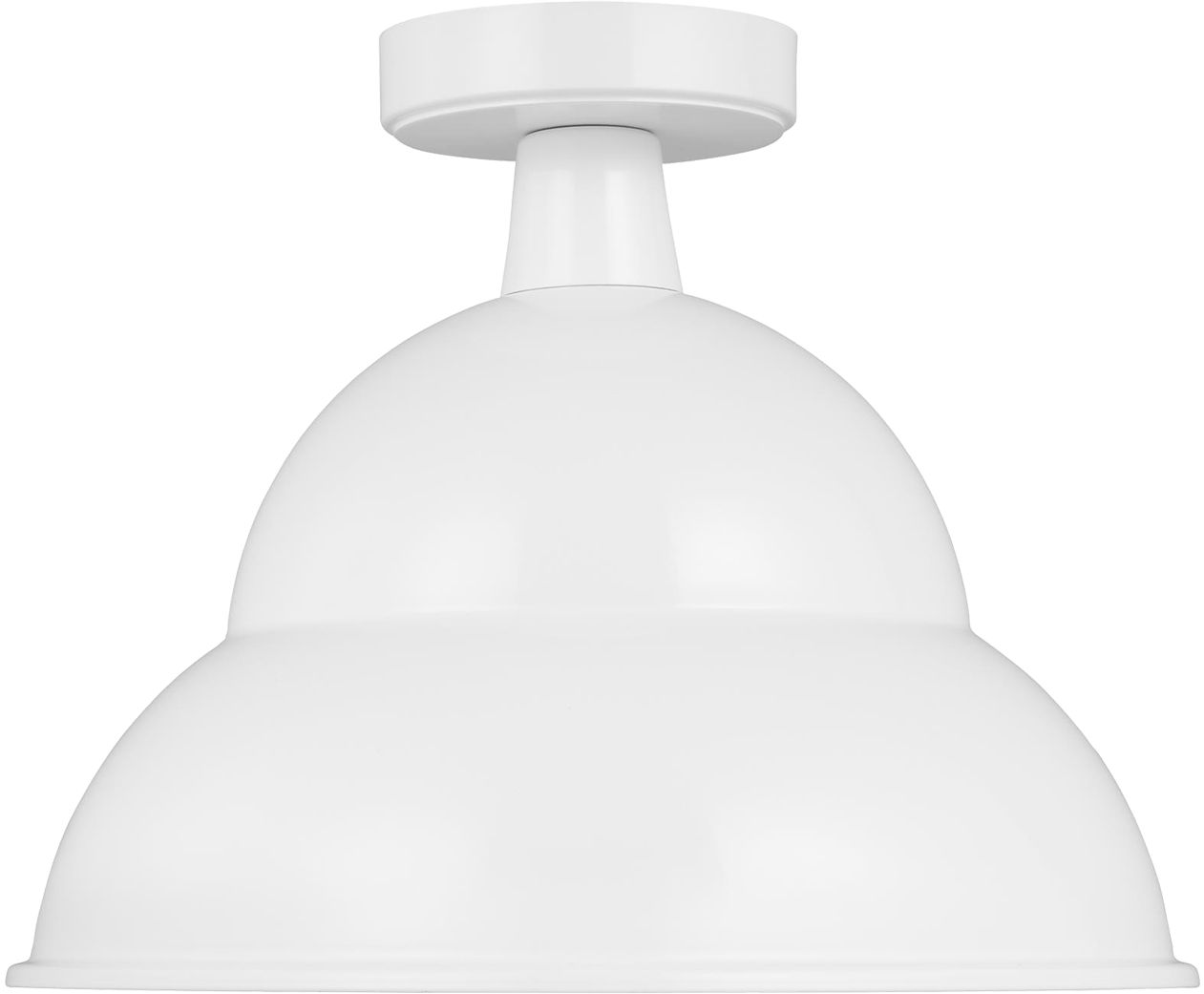 Barn Light One Light Outdoor Flush Mount White Bulbs Inc