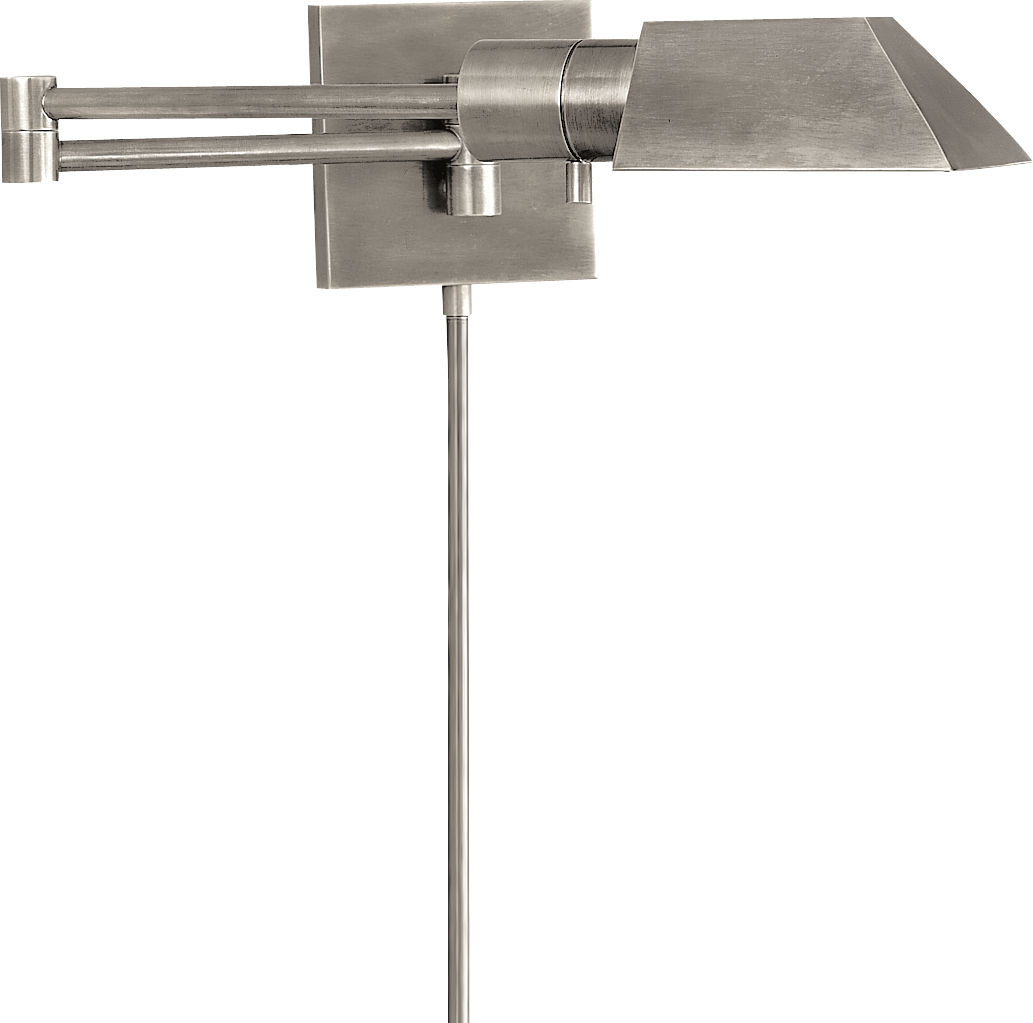 Studio Swing Arm Wall Light in Antique Nickel