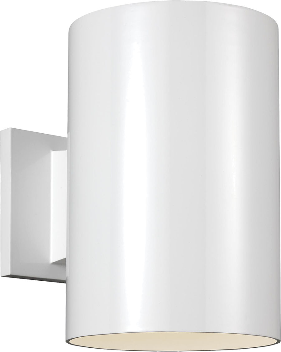 Cylinder 6" Down Wall Lantern in White Bulb(s) Included - Wildlife Friendly