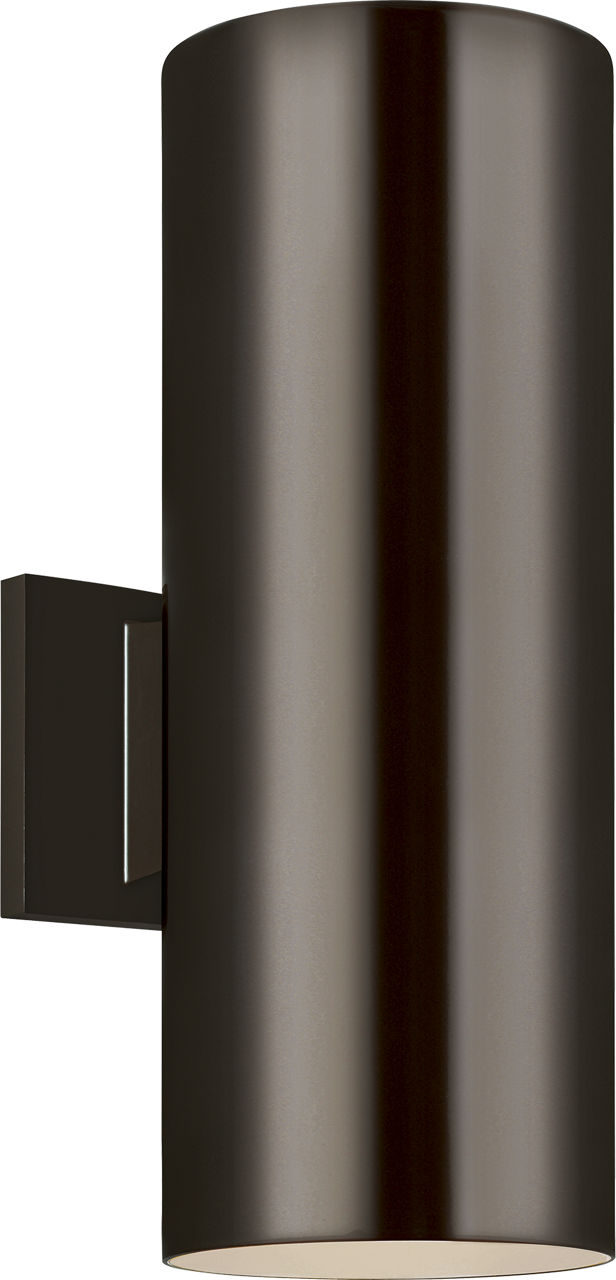 Cylinder 5" Up/Down Wall Lantern in Bronze Dedicated LED