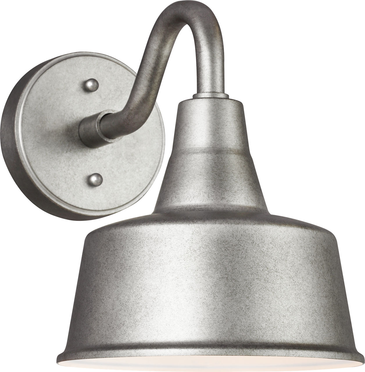 Barn Light Small One Light Outdoor Turtle Friendly Wall Lantern Weathered Pewter Bulbs Inc