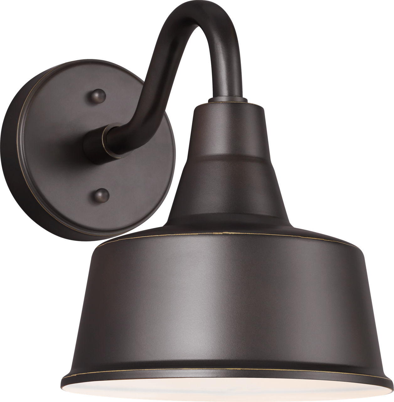 Barn Light Small One Light Outdoor Turtle Friendly Wall Lantern Antique Bronze Bulbs Included